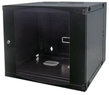 Intellinet 713849 armario rack 9U Bastidor de pared Negro