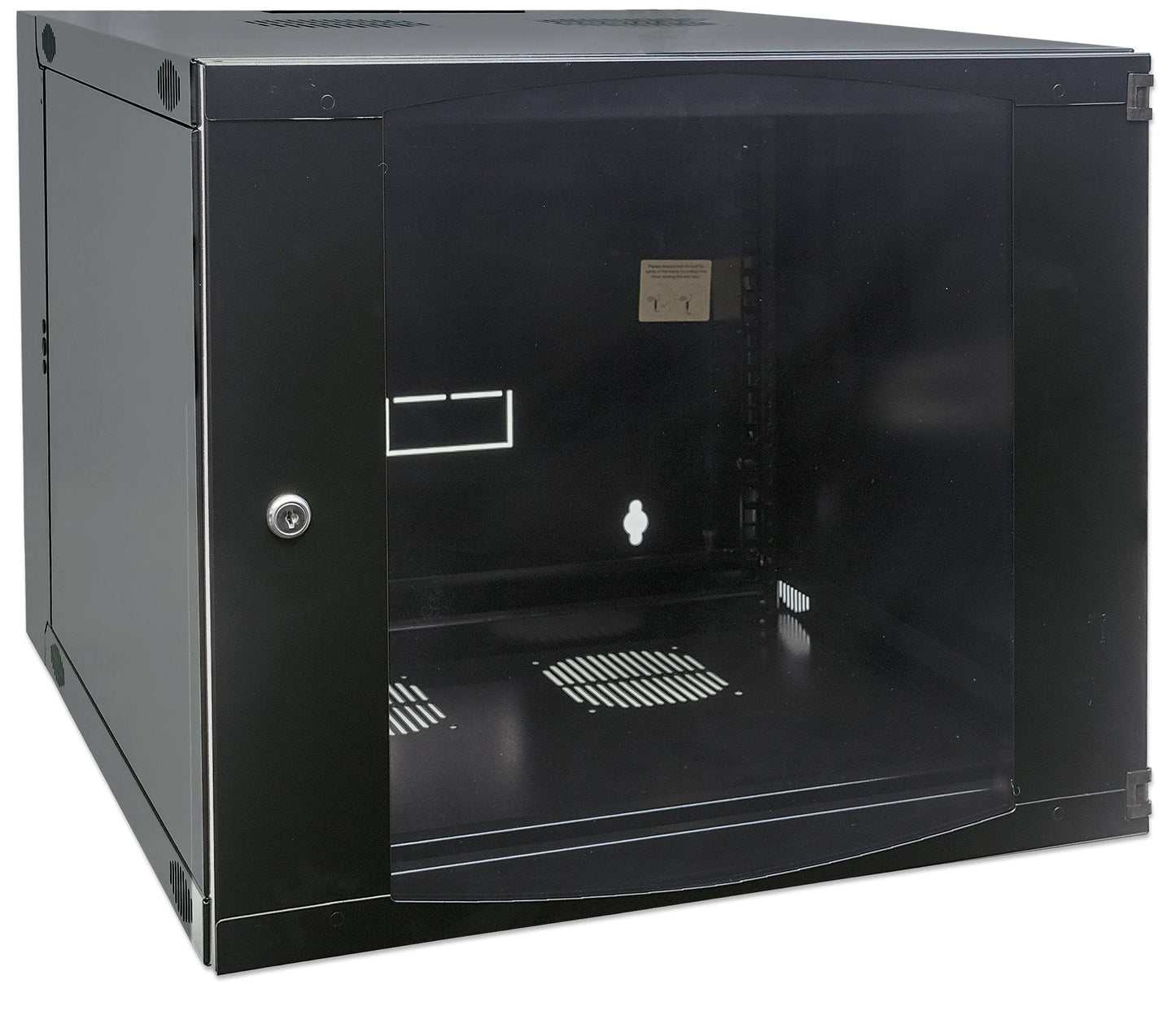 Intellinet 713849 armario rack 9U Bastidor de pared Negro