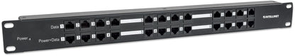 Patch Panel Intellinet de 12 Puertos con Paso de Energía Passive PoE