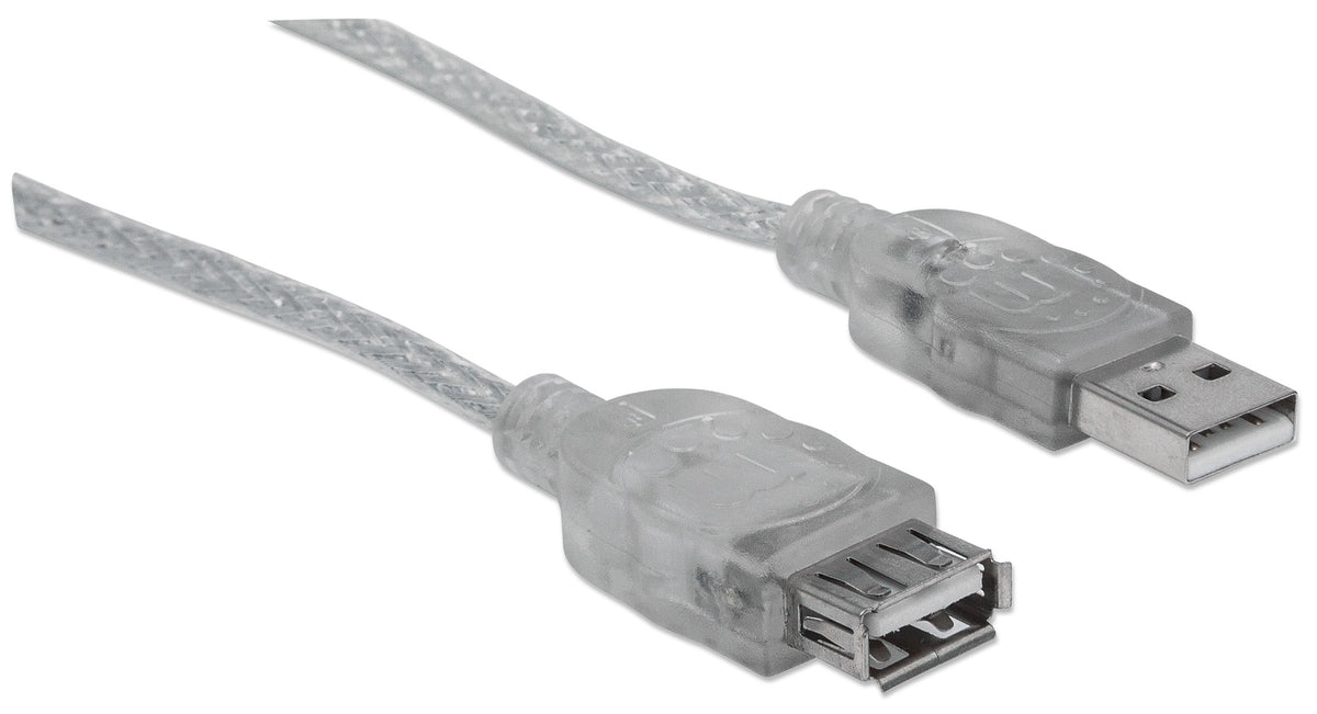 Manhattan 340502 cable USB 4.5 m USB A Transparente