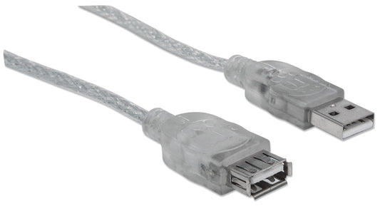 Manhattan 340502 cable USB 4.5 m USB A Transparente
