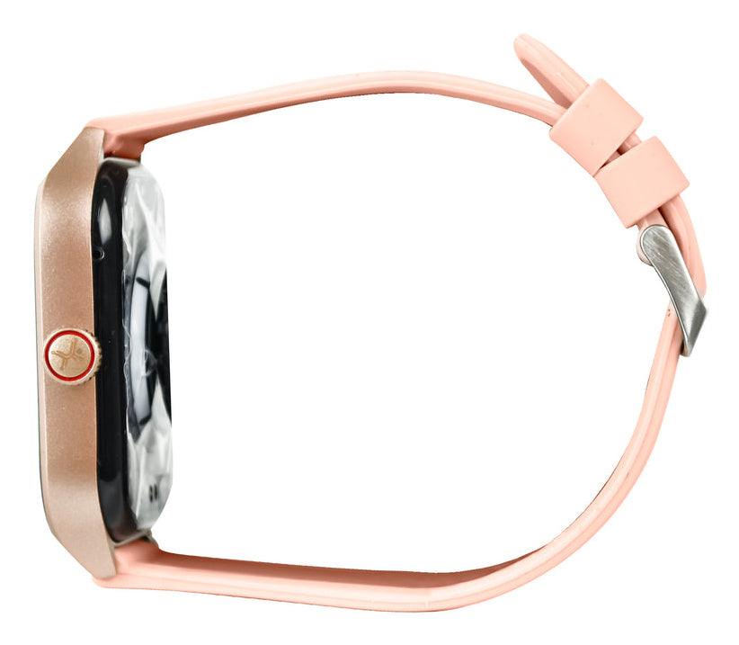 Perfect Choice PC-270225 reloj inteligente y deportivo 4.65 cm (1.83") TFT Digital 240 x 286 Pixeles Rosa dorado