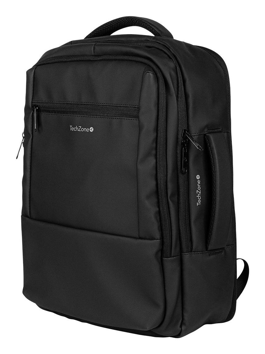 Backpack Techzone UrbanBiz DE 15.6" Diseñada para el Ritmo Dinamico del Dia a Dia Color Negro