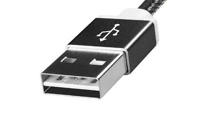 Cable Adata Tejido Usb-v8 100cm Color Negro