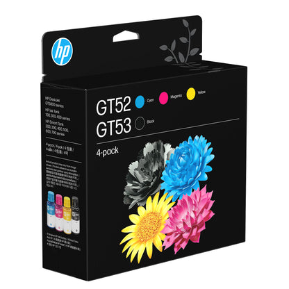 Botella de Tintas HP GT53/GT52 Combo 4-PACK