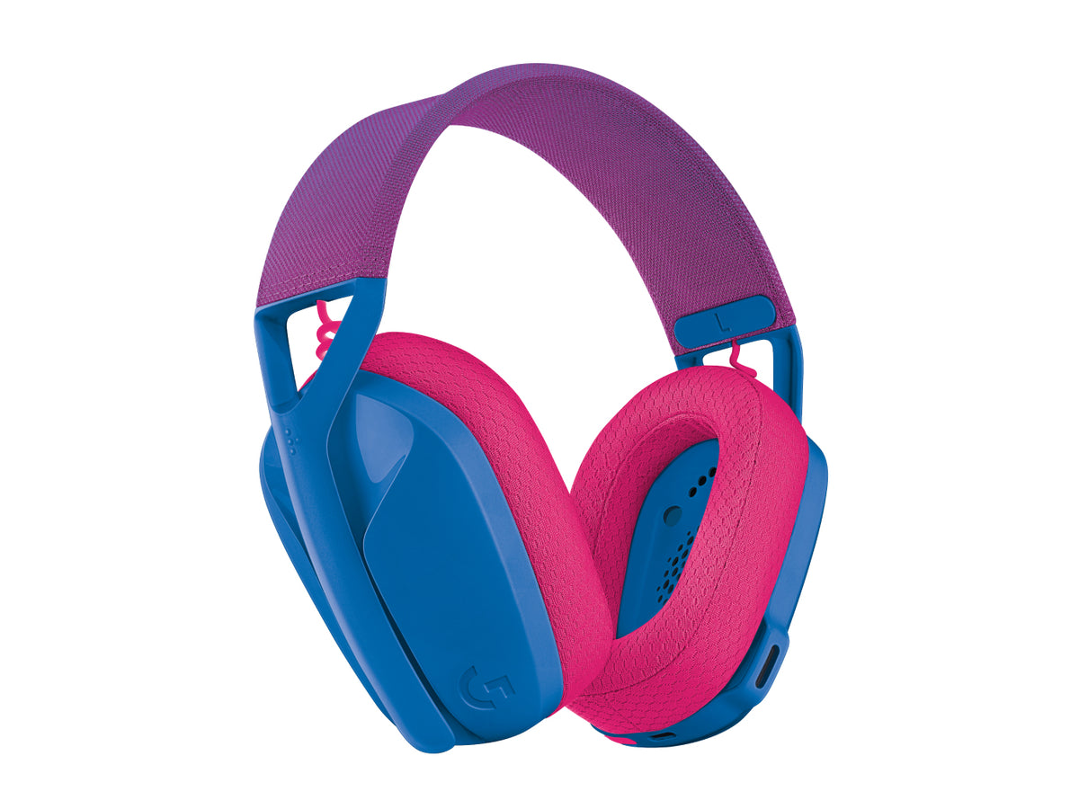 Audífonos Logitech Gaming G435 Inalámbricos Micrófono Lightspeed Color Azul-Frambuesa