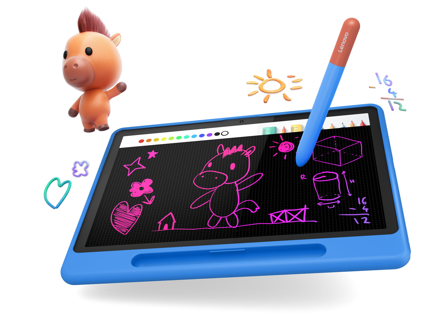 Tablet Lenovo Tab 10.1 MediaTek Helio G85 4GB 64 GB Android 14 Incluye Funda y Pluma Color Gris Luna