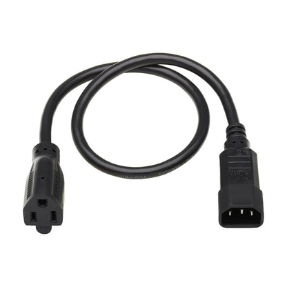 Tripp Lite P002-002 cable de alimentación Negro Acoplador C14