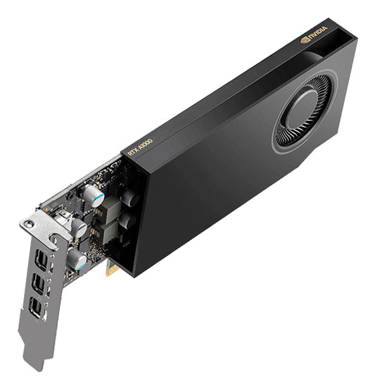 Tarjeta de Video PNY Pro NVIDIA RTX A1000 8GB Low Profile Single Fan GDDR6 PCIe 4.0 4xMini DisplayPort