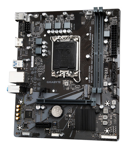 Tarjeta Madre Gigabyte H610M K 2xDDR4 64GB 3200Mhz PCIe 4.0 M.2 1xHDMI S 1700 12th 13th Gen mATX