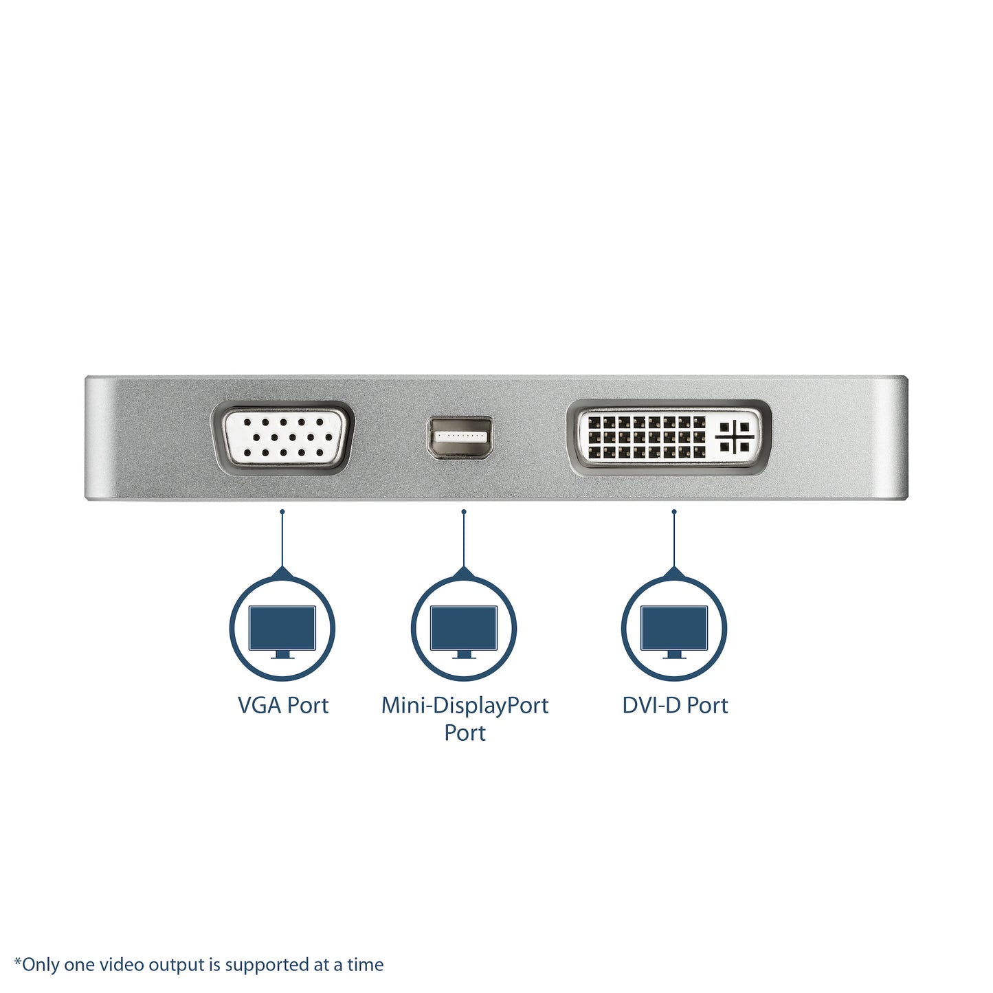 StarTech.com CDPVGDVHDMDP adaptador gráfico USB 3840 x 2160 Pixeles