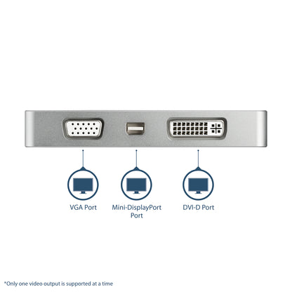 StarTech.com CDPVGDVHDMDP adaptador gráfico USB 3840 x 2160 Pixeles