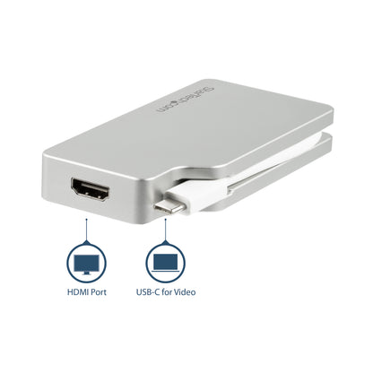 StarTech.com CDPVGDVHDMDP adaptador gráfico USB 3840 x 2160 Pixeles