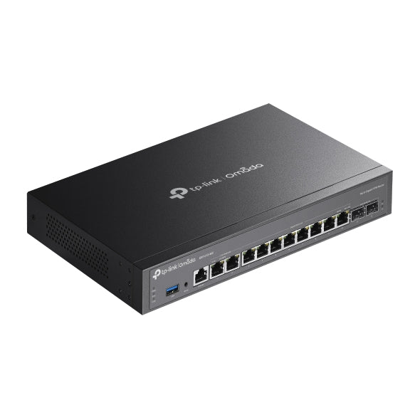 TP-Link Omada ER7412-M2 enrutador 2.5 Gigabit Ethernet, Gigabit Ethernet Negro