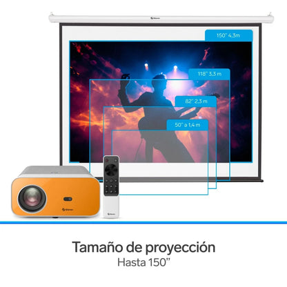 Proyector Multimedia STEREN FULL HD 300 LM ANSI WIFI