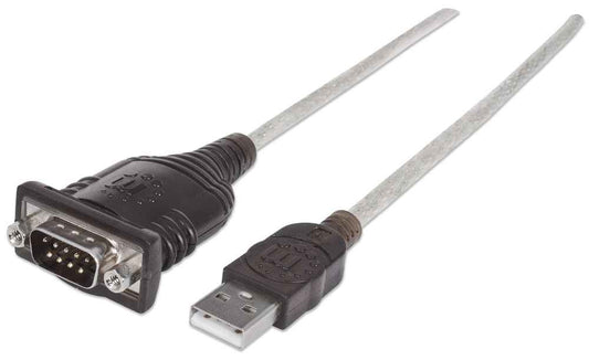 Convertidor Manhattan USB a Puerto Serial 1.8m