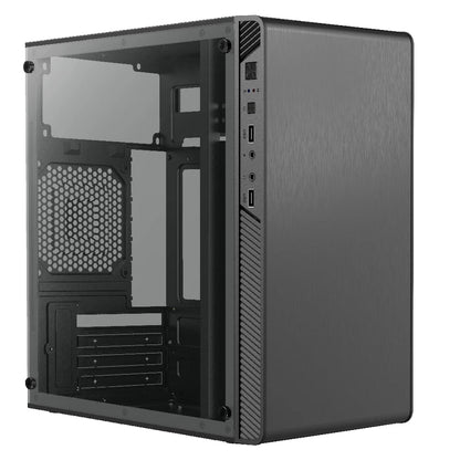 Gabinete Acteck Mini Torre Performance II GI215W Max MB M-ATX Fuente ATX Plus 500w Essential Series Negro