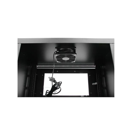 StarTech.com RK619WALL armario rack Bastidor de pared Negro