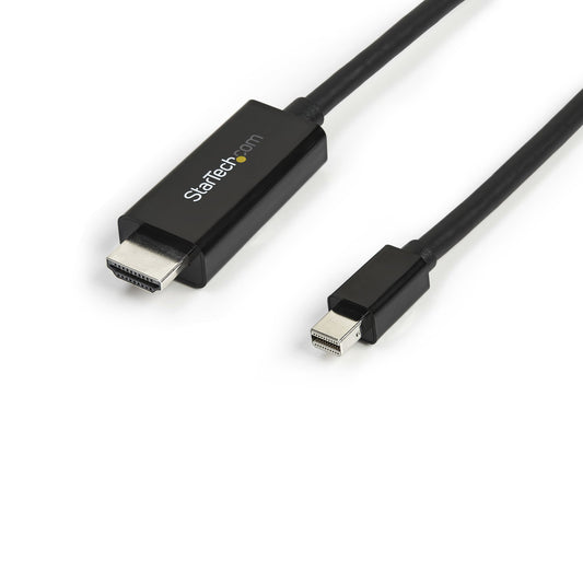 StarTech.com MDP2HDMM3MB adaptador de cable de vídeo Negro
