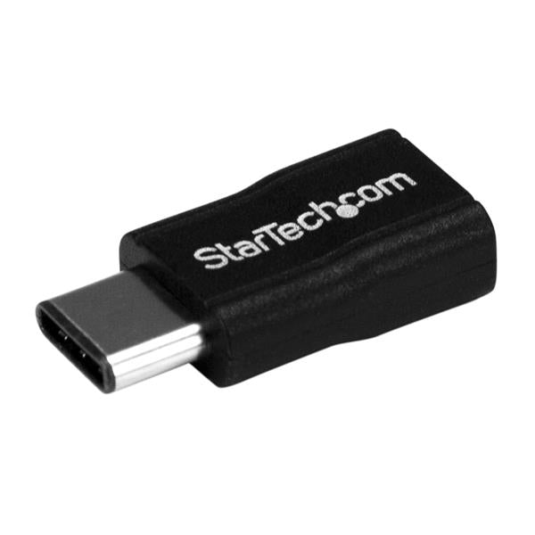 StarTech.com USB2CUBADP cambiadores de género de cables USB 2.0 Type-C USB 2.0 Micro-B Negro