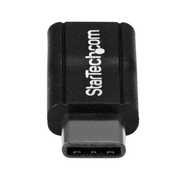 StarTech.com USB2CUBADP cambiadores de género de cables USB 2.0 Type-C USB 2.0 Micro-B Negro