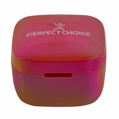 Audífonos Inalámbricos Perfect Choice TWS Brillantes Alcance de 10m Bluetooth Rojo