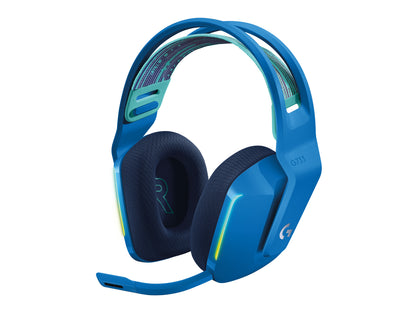 Audífonos Logitech G733 LIGHTSPEED Gaming Inalámbricos RGB Color Azul