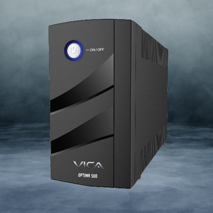 UPS Vica Óptima 500 500VA/240W 6 NEMA 5-15R 2 Reguladas Y 4 Respaldadas 3 Años WTY