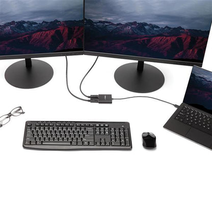StarTech.com MSTCDP122DP adaptador gráfico USB 3840 x 2160 Pixeles Negro