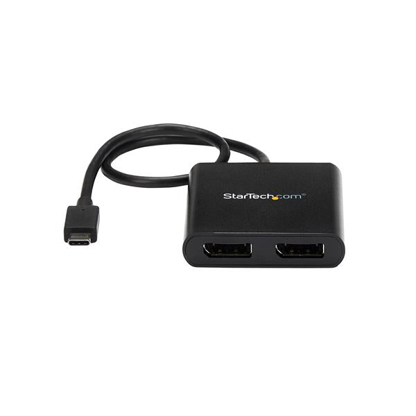 StarTech.com MSTCDP122DP adaptador gráfico USB 3840 x 2160 Pixeles Negro