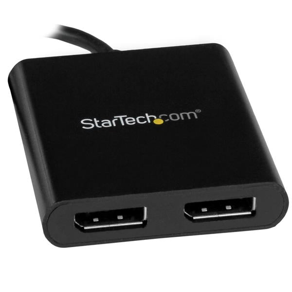 StarTech.com MSTCDP122DP adaptador gráfico USB 3840 x 2160 Pixeles Negro