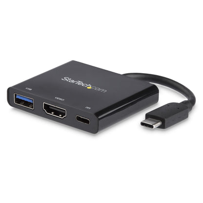 StarTech.com CDP2HDUACP base para laptop o replicador de puertos Alámbrico USB 3.2 Gen 1 (3.1 Gen 1) Type-C Negro