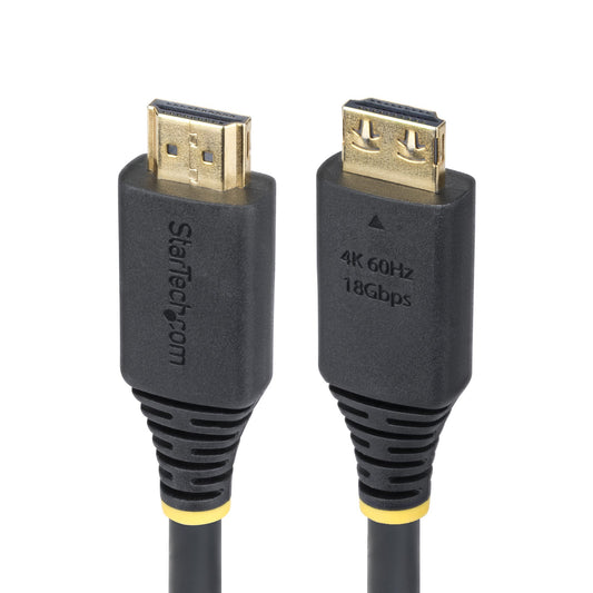 StarTech.com HDMI2-CABLE-GRIP-30C cable HDMI 0.3 m HDMI Tipo A (Estándar) Negro