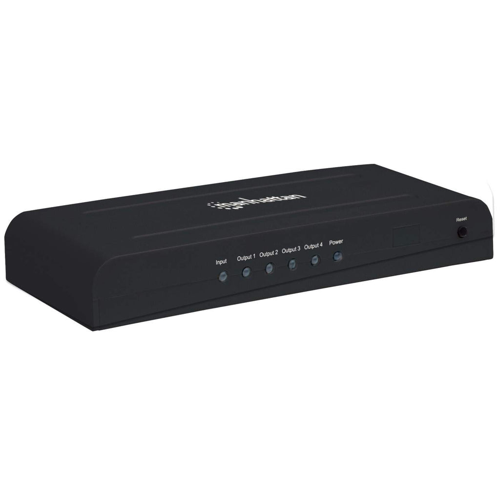 Video Splitter Manhattan HDMI 4K UHDTV 4 Puertos Color Negro