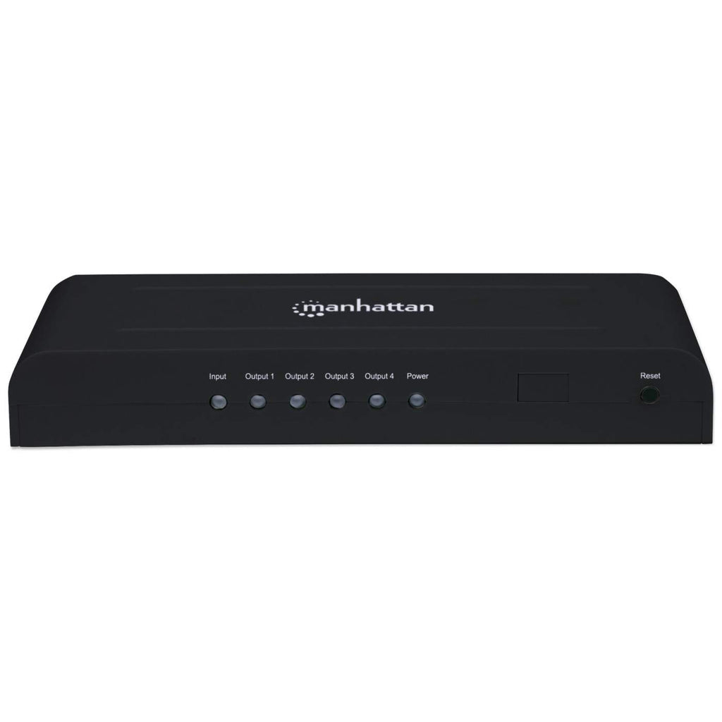 Video Splitter Manhattan HDMI 4K UHDTV 4 Puertos Color Negro