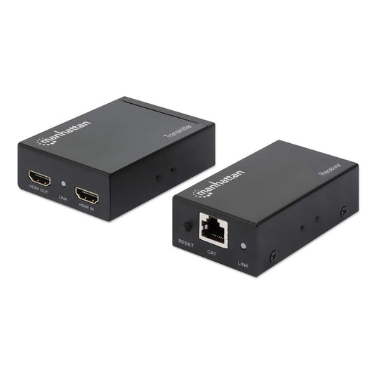 Extensor Manhattan Video HDMI sobre Ethernet Vía Cat 6 1080p 50m Color Negro