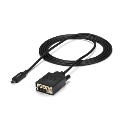 StarTech.com CDP2VGAMM2MB adaptador de cable de vídeo VGA (D-Sub) Negro