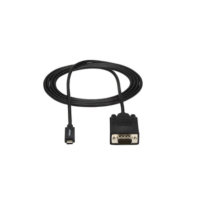 StarTech.com CDP2VGAMM2MB adaptador de cable de vídeo VGA (D-Sub) Negro