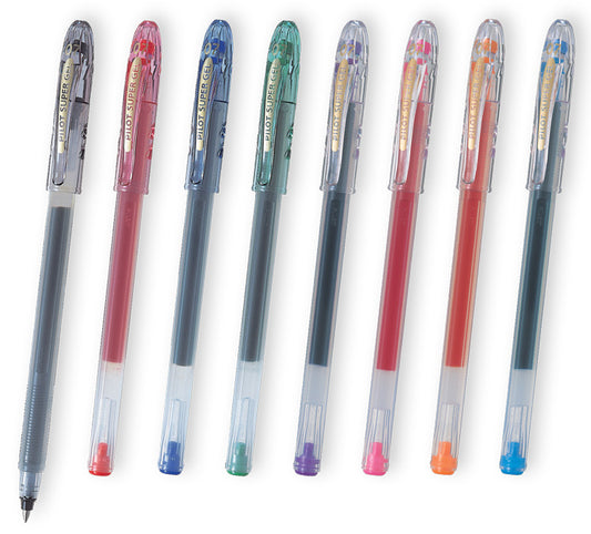 BOLÍGRAFO PILOT SUPER GEL AZUL C/12