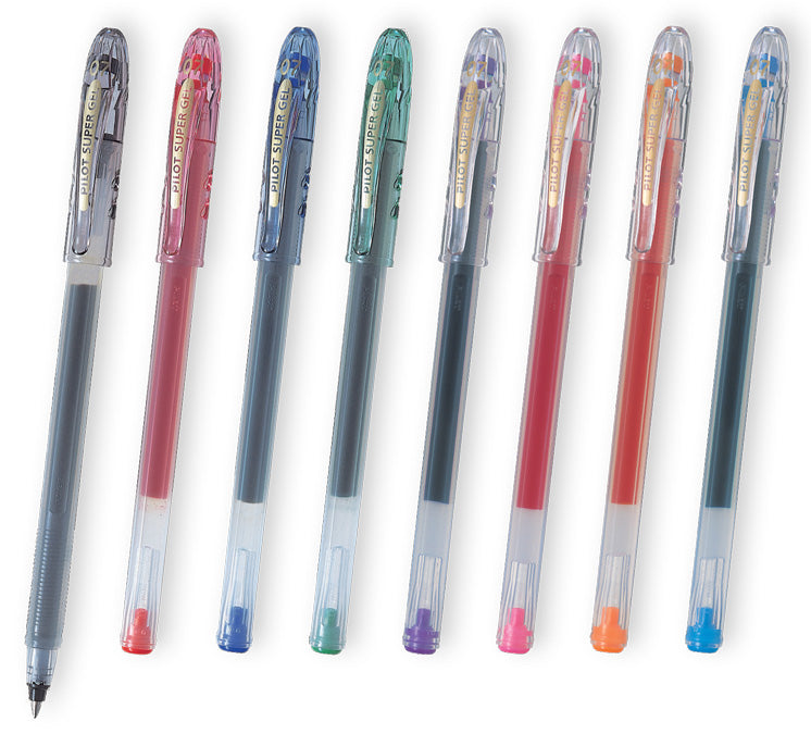 BOLÍGRAFO PILOT SUPER GEL ROJO C/12