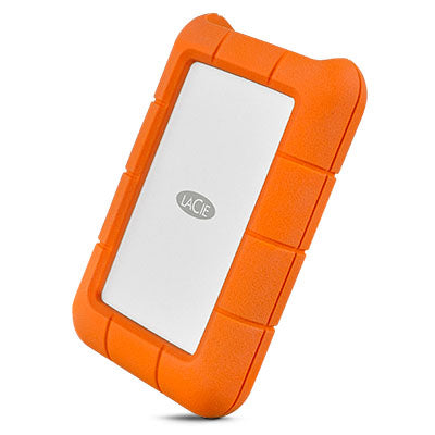 LaCie Rugged USB-C disco duro externo 4 TB 5400 RPM 2.5" USB Tipo C 3.2 Gen 1 (3.1 Gen 1) Naranja, Plata