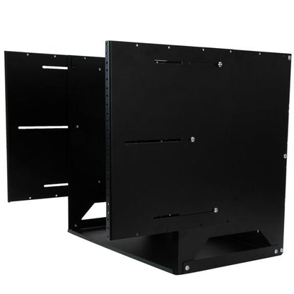 StarTech.com WALLSHELF8U armario rack Bastidor de pared Negro