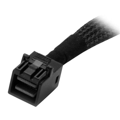 StarTech.com SAS43SAT1M cable Serial Attached SCSI (SAS) Negro, Plata