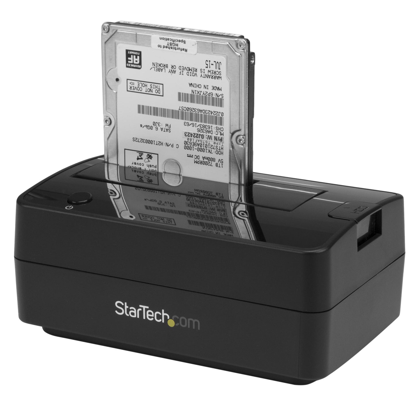 StarTech.com SDOCKU313E base de conexión para disco duro USB 3.2 Gen 2 (3.1 Gen 2) Type-B Negro