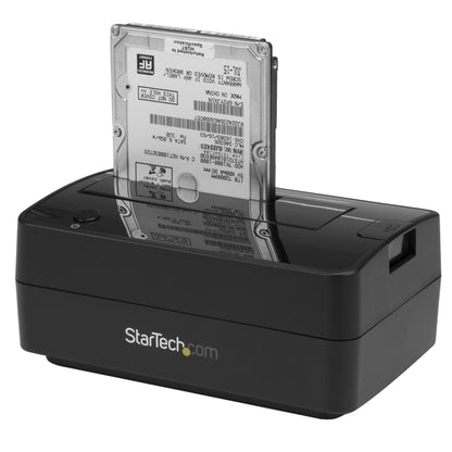 StarTech.com SDOCKU313E base de conexión para disco duro USB 3.2 Gen 2 (3.1 Gen 2) Type-B Negro