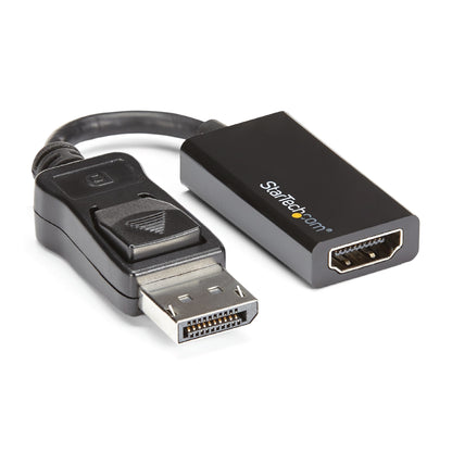 StarTech.com DP2HD4K60S adaptador de cable de vídeo 0.215 m Negro