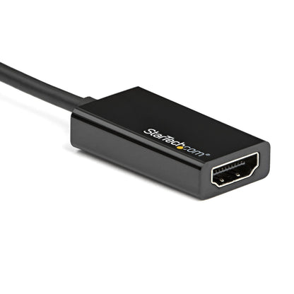 StarTech.com DP2HD4K60S adaptador de cable de vídeo 0.215 m Negro
