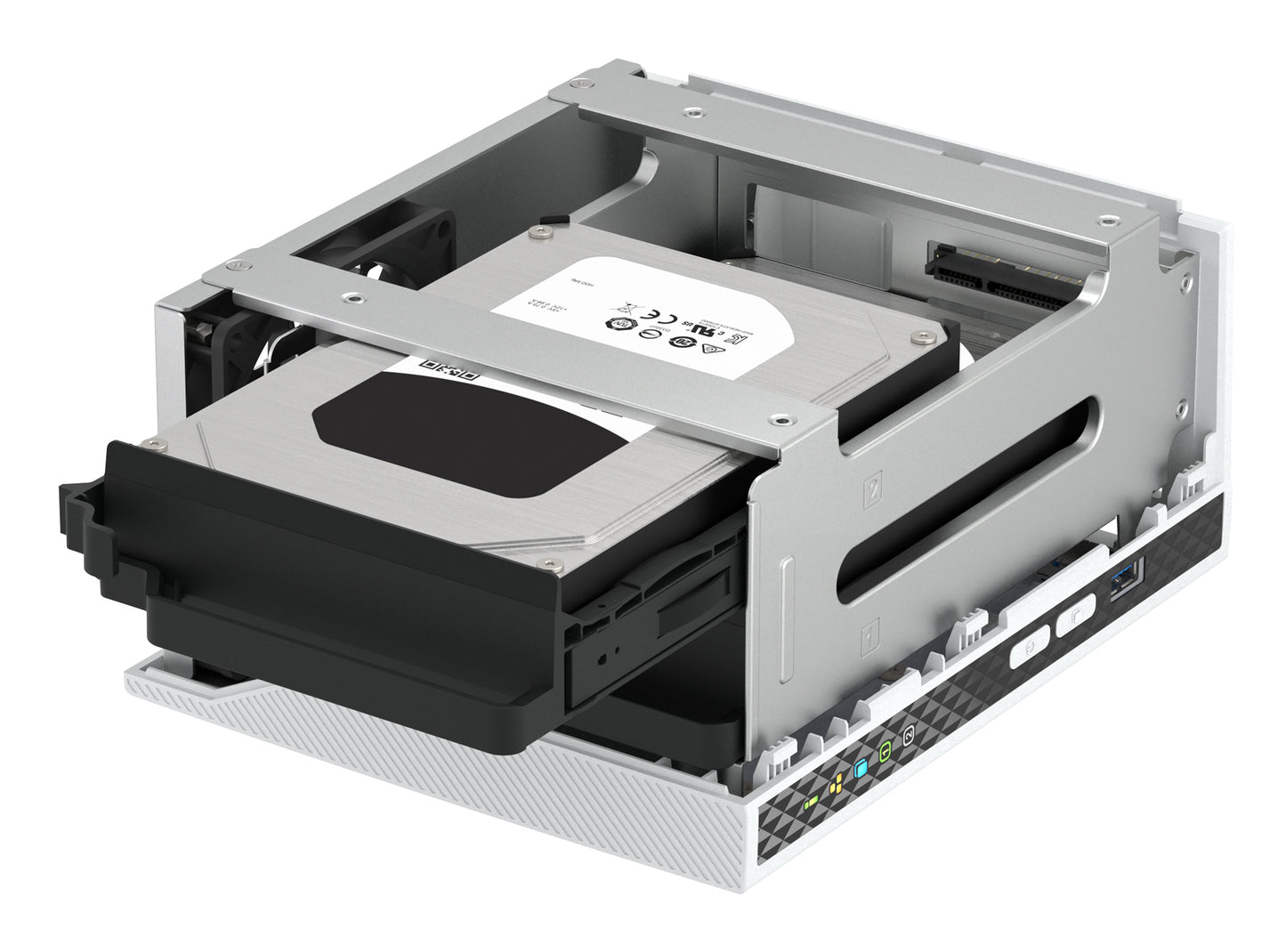 QNAP TS-233 NAS Tower ARM Cortex-A55 2 GB 0 TB QNAP QTS Blanco