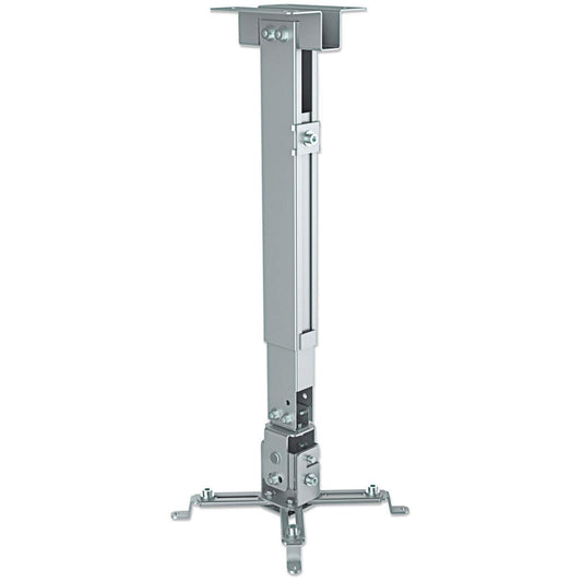 Soporte Proyector Manhattan 20 Kg Montaje Techo/Pared Movimiento Articulado Color Plata