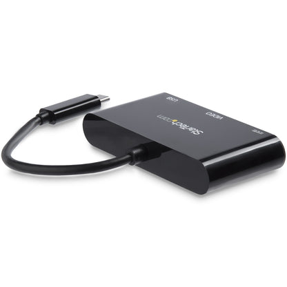 StarTech.com CDP2VGAUACP base para laptop o replicador de puertos Alámbrico USB 3.2 Gen 1 (3.1 Gen 1) Type-C Negro